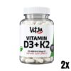 Vitamin D3 + K2 4000iu 2X